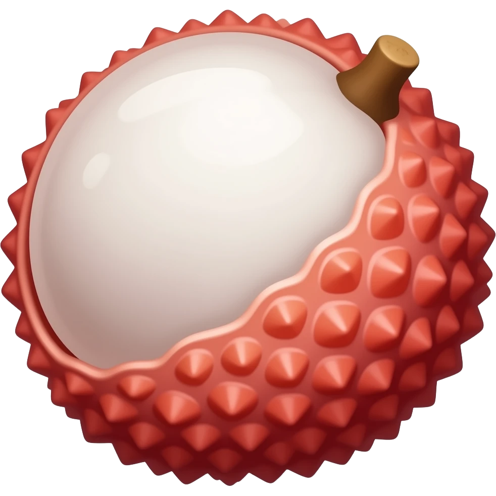 Lychee emoji