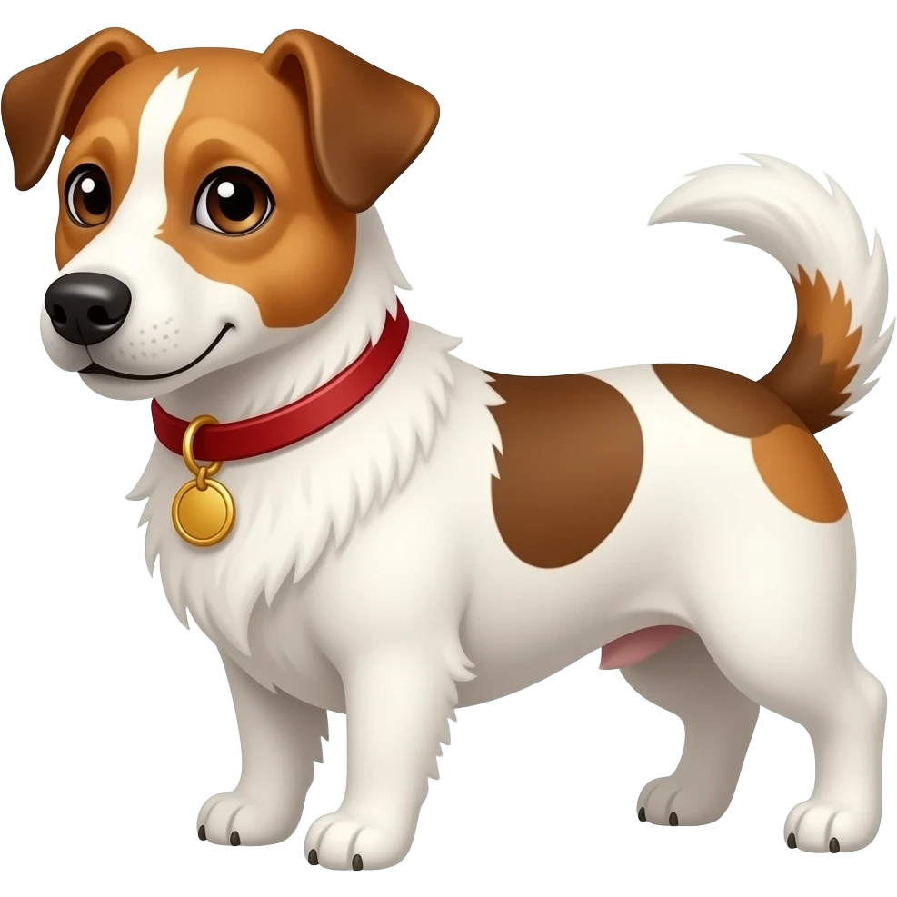 jack russel long hair emoji