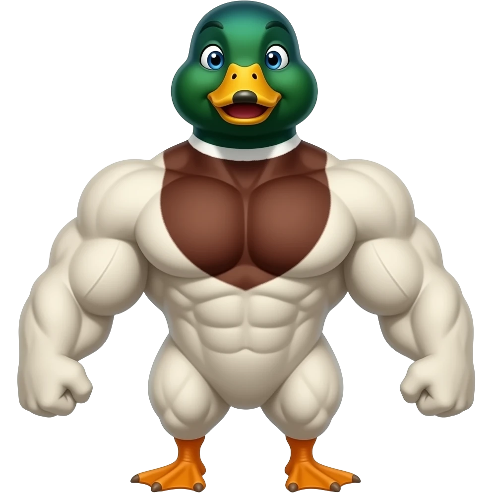 Large Muscle Duck emoji