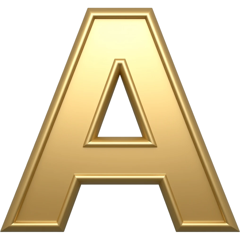 A Alphabet emoji