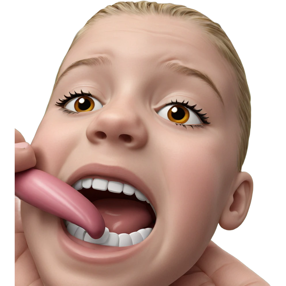 curious expression with open mouth emoji
