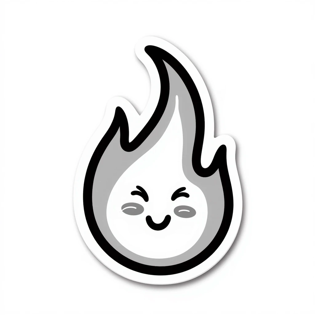 огонь стикер emoji