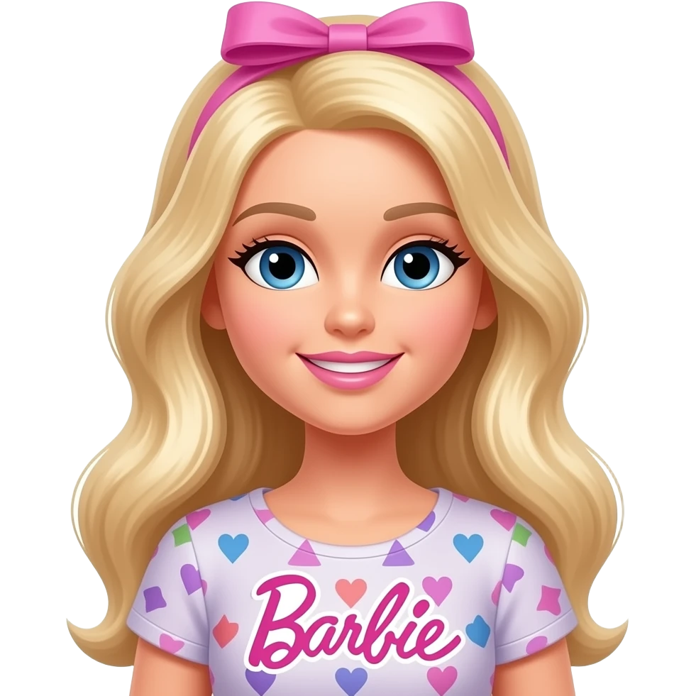 barbie doll birthday emoji