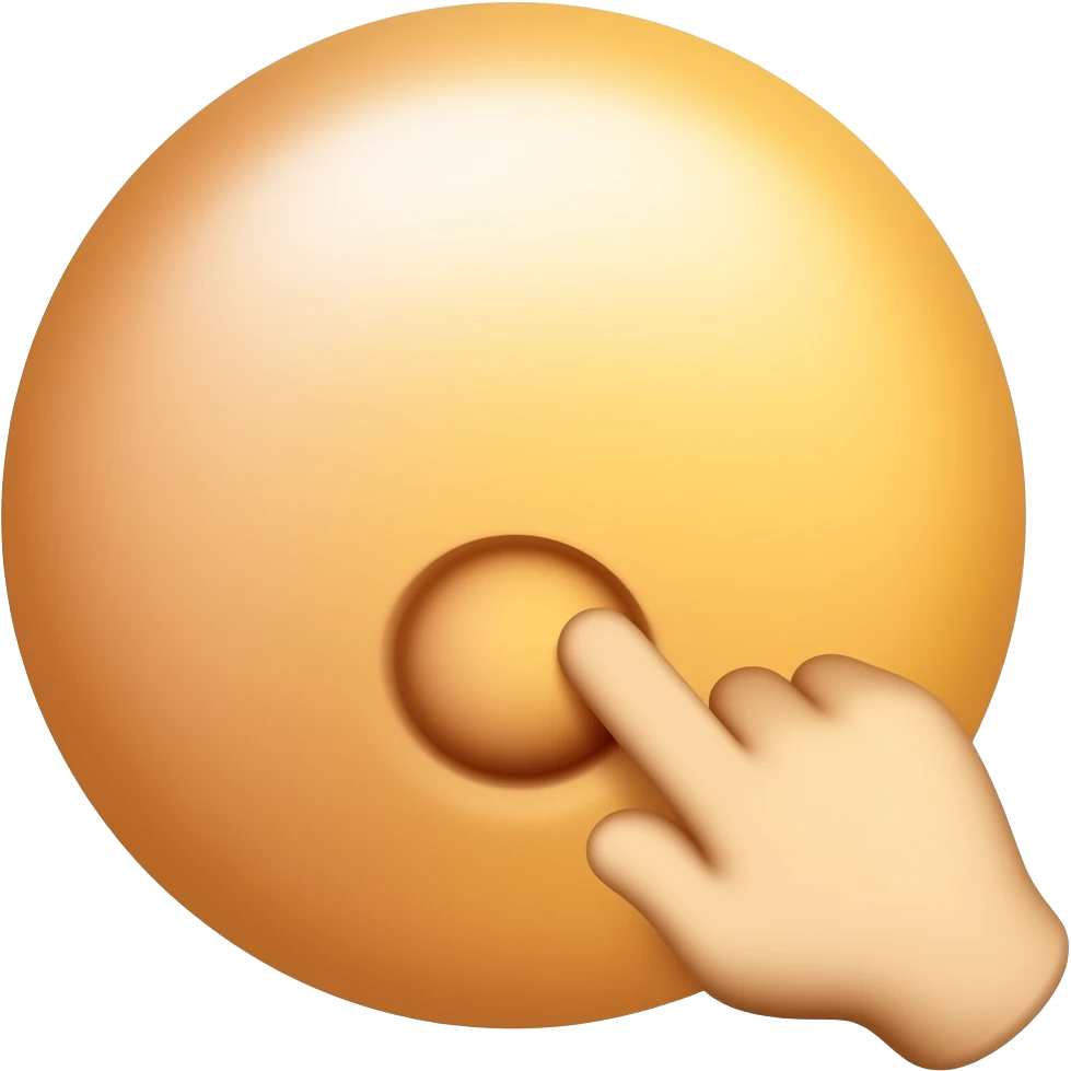 butt emoji with a hand going INTO the butt emoji