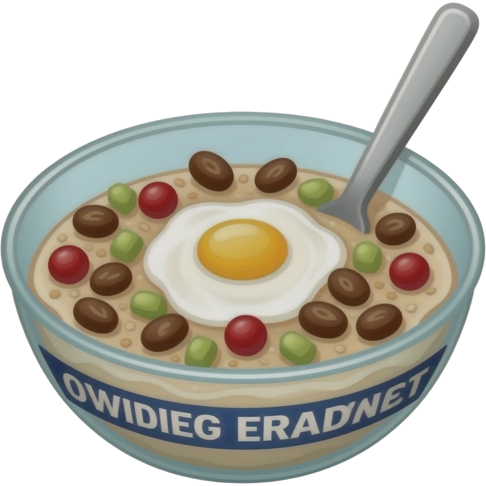 Overnight oats oo emoji