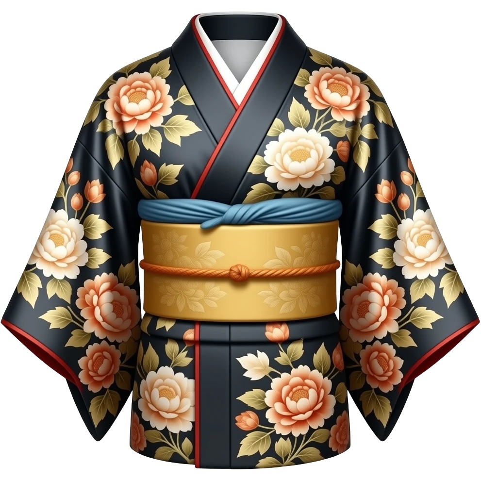 Oriental things kimono_silk emoji