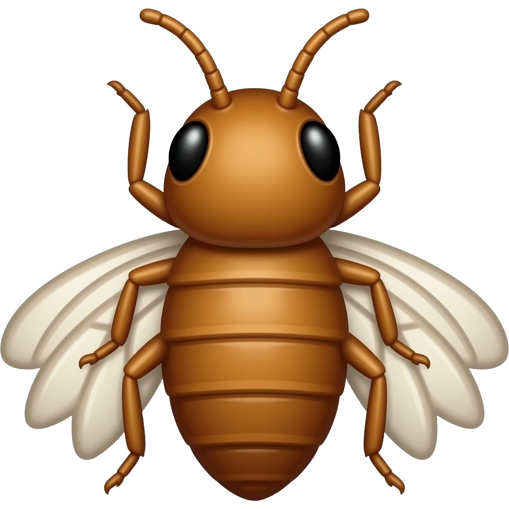 make a termite emoji that looks in this style: Google Noto Color Emoji 17.0 emoji