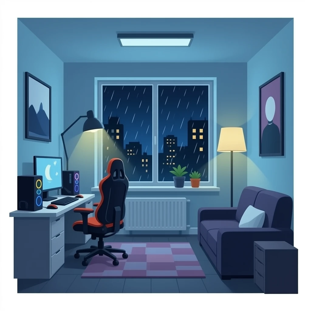 A gaming room emoji