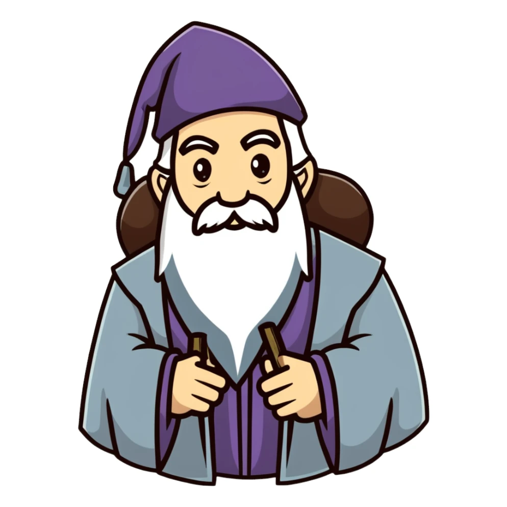 Dumbledore from Harry Potter sticker