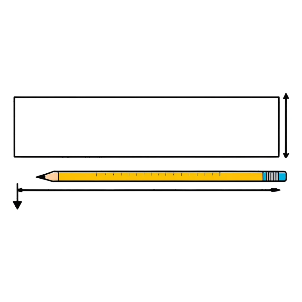 ruler and eraser sticker