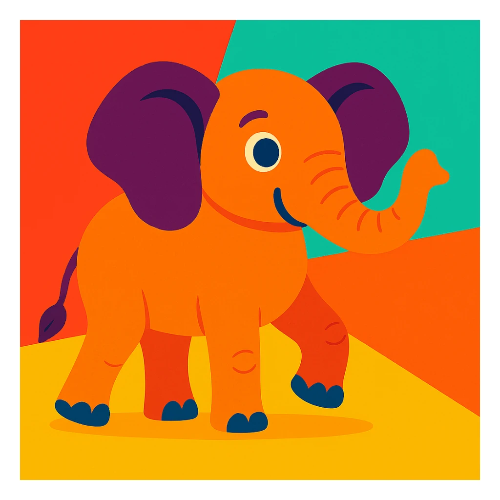 Elephant sticker
