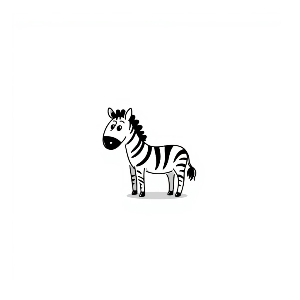 Zebra sticker