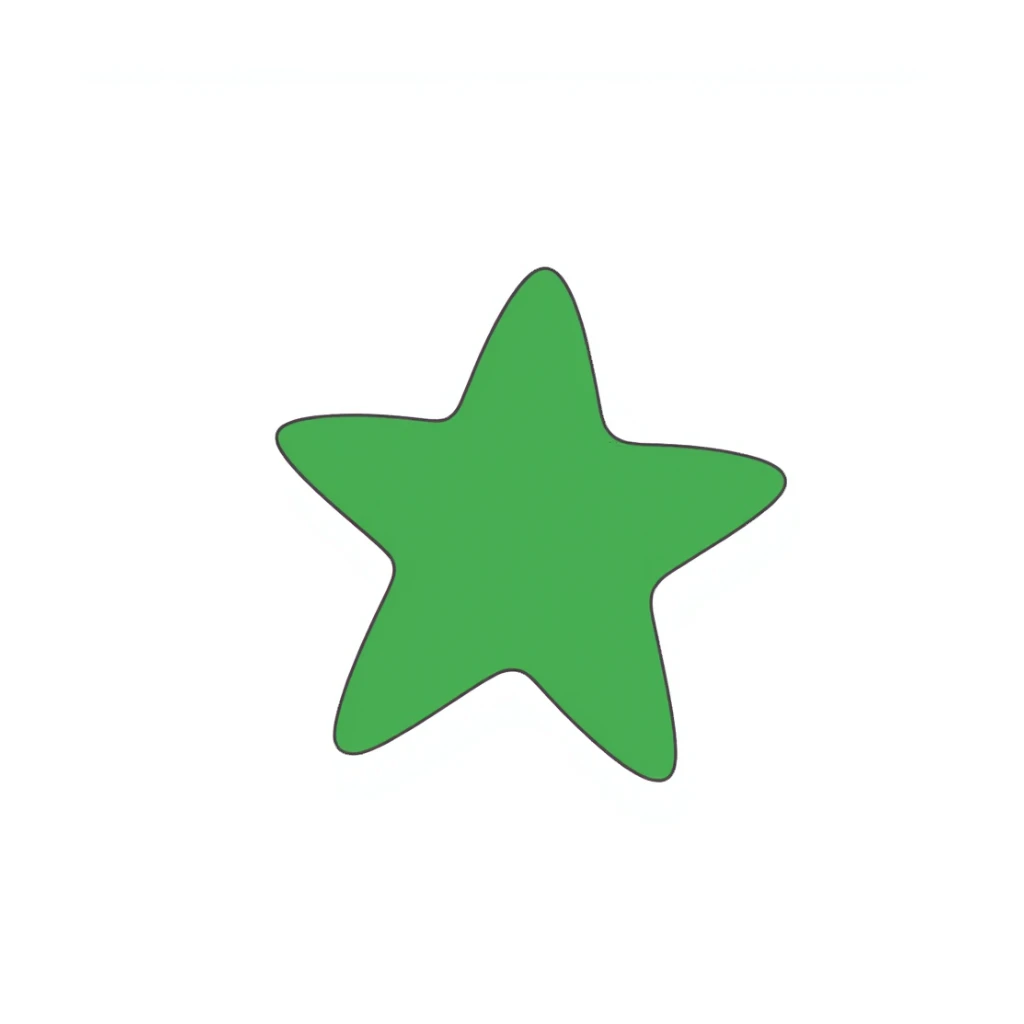 green star emoji sticker