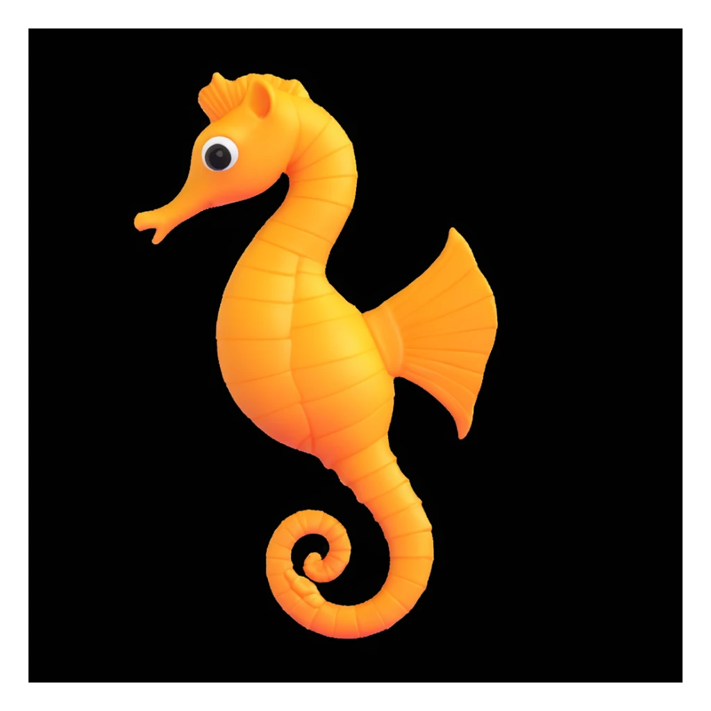 seahorse sticker