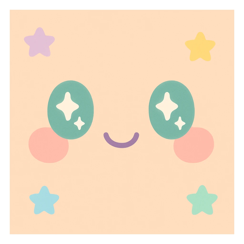 smiling face, kawaii style sticker