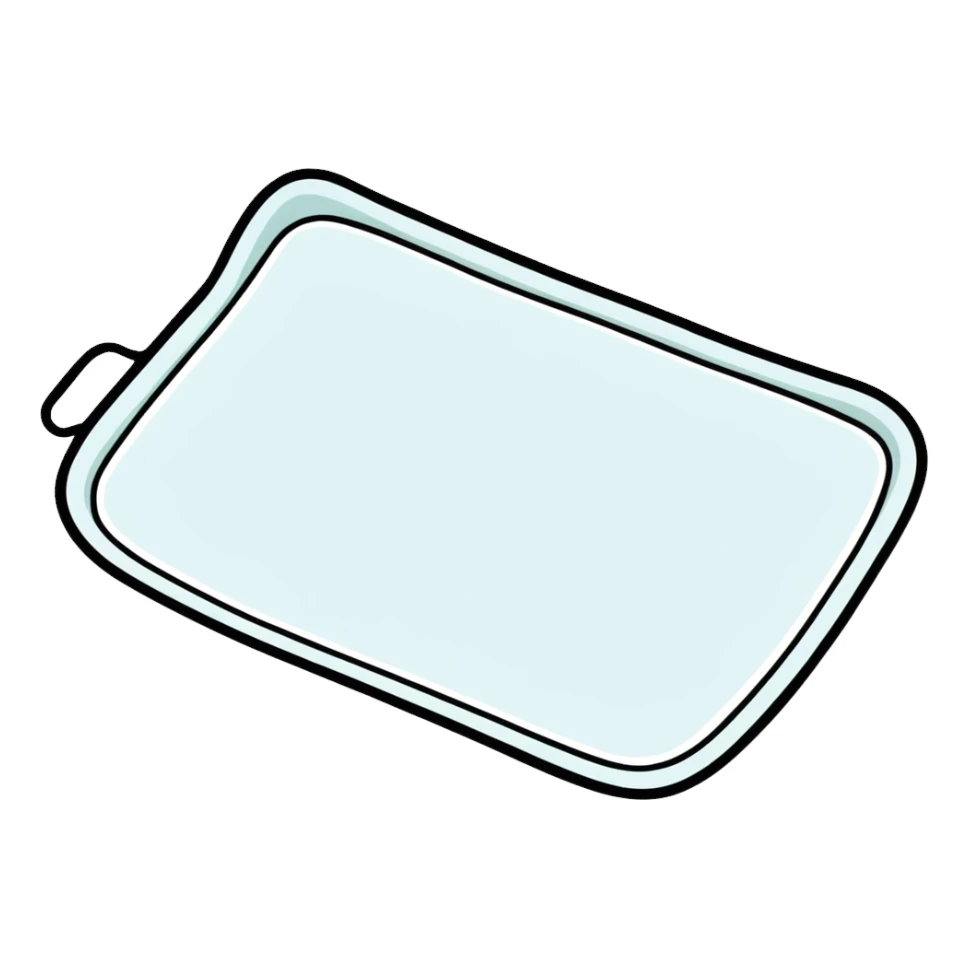 Baby changing mat sticker