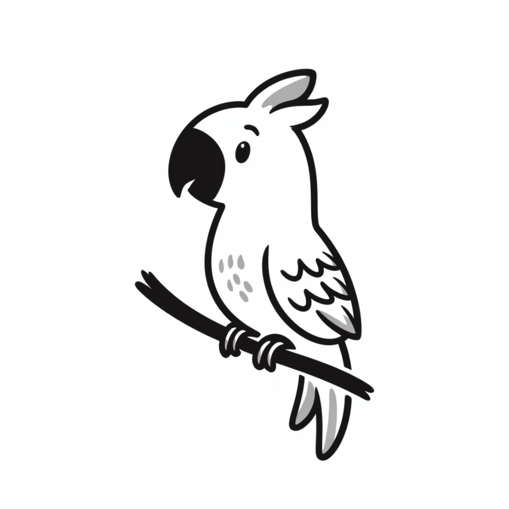Parrot sticker