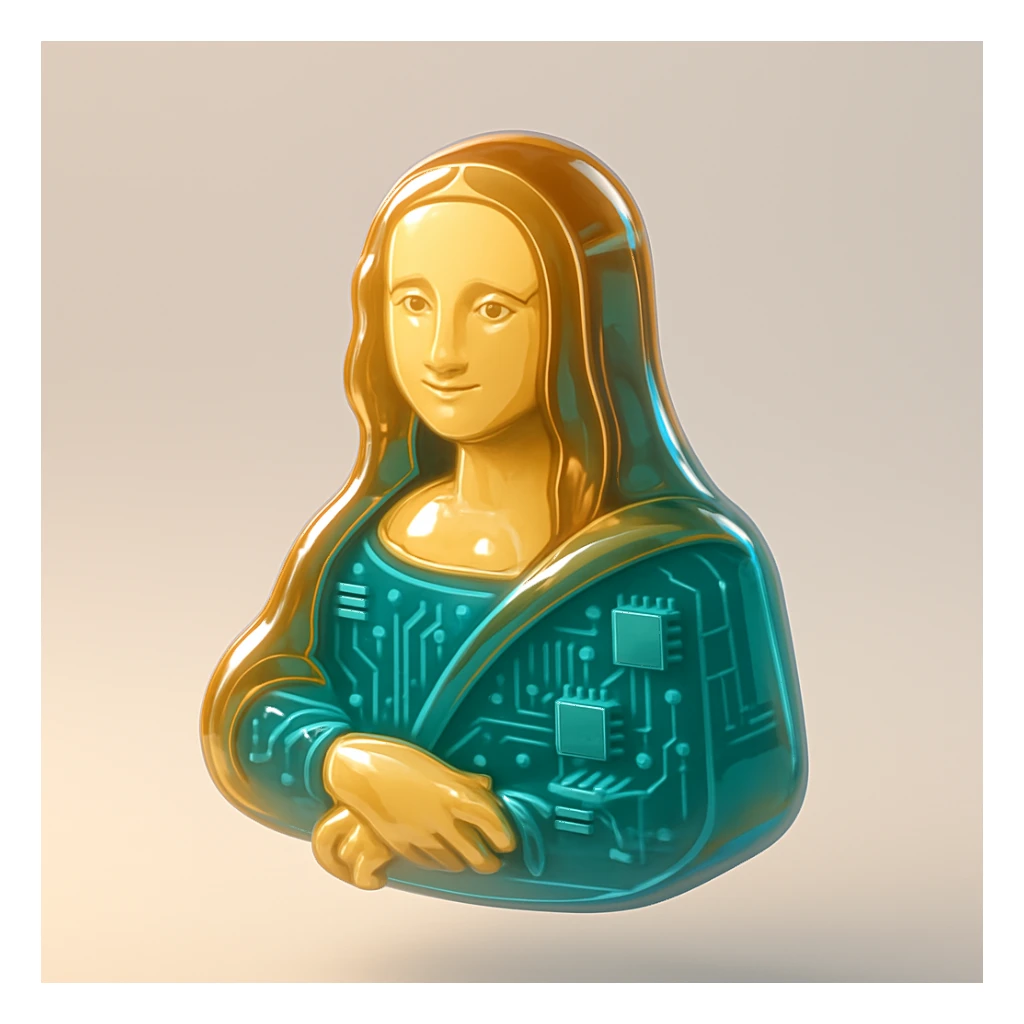 mona lisa sticker