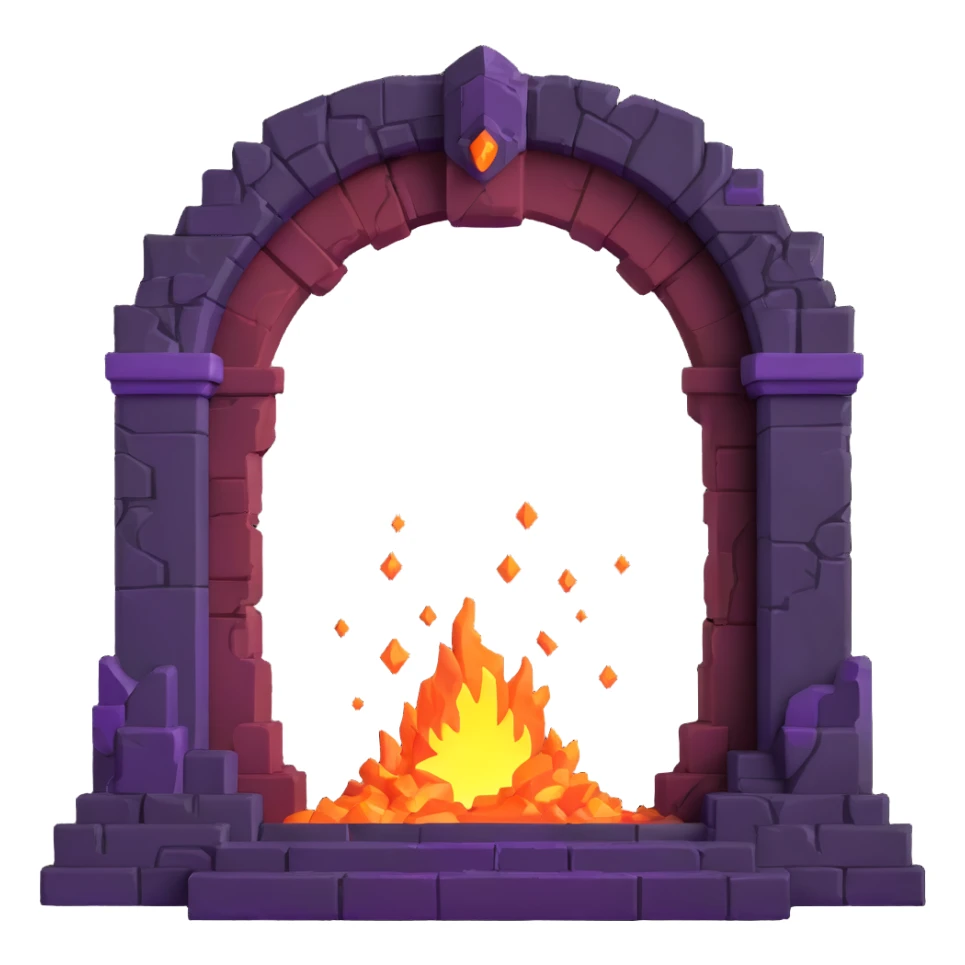 Minecraft Nether portal sticker
