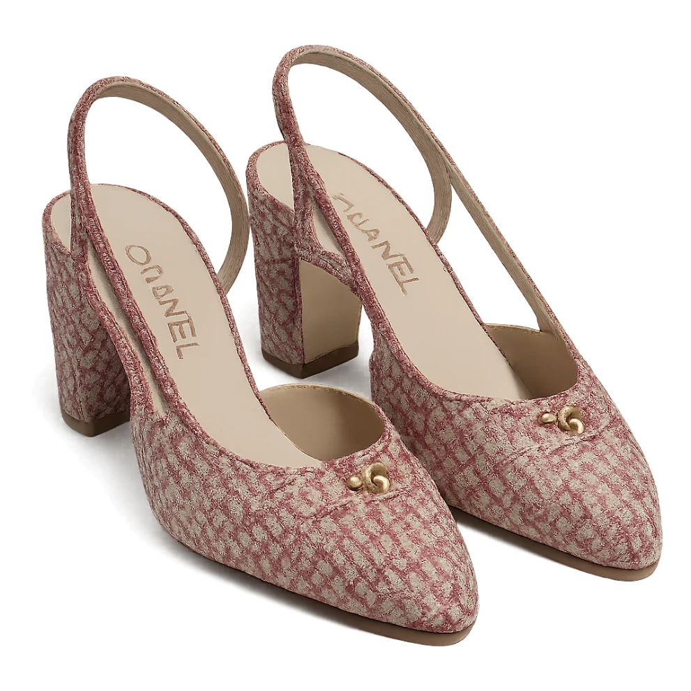 
Chanel tweed shoes, remove background sticker