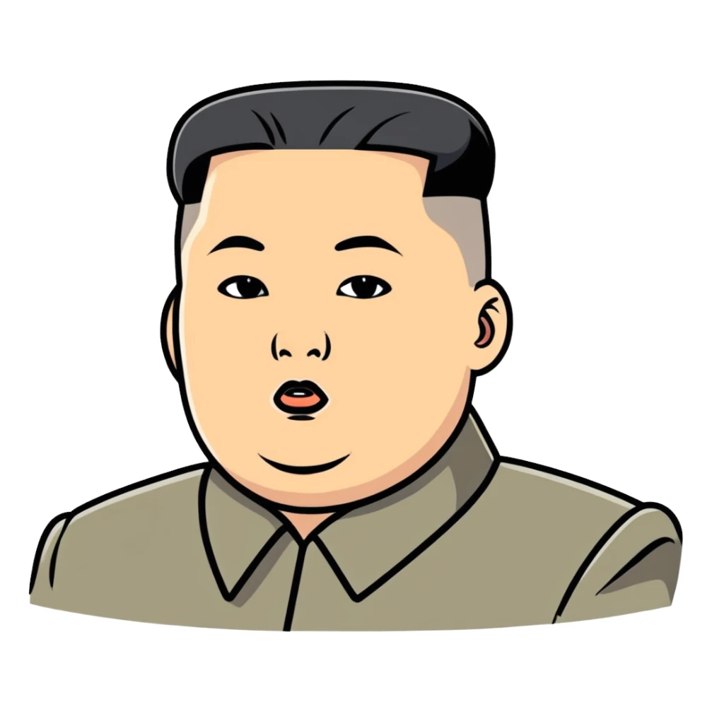 kim jong un sticker