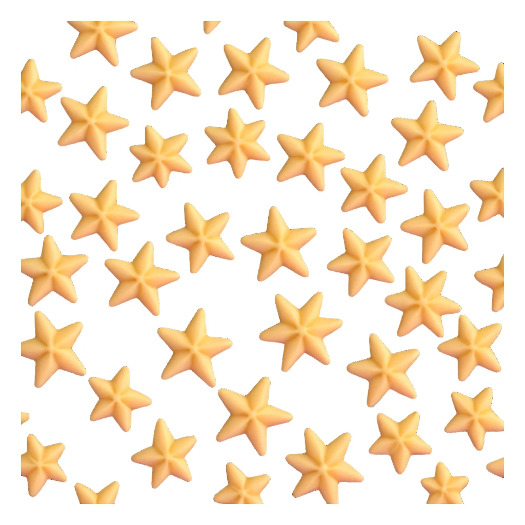 stelline pasta, close-up sticker