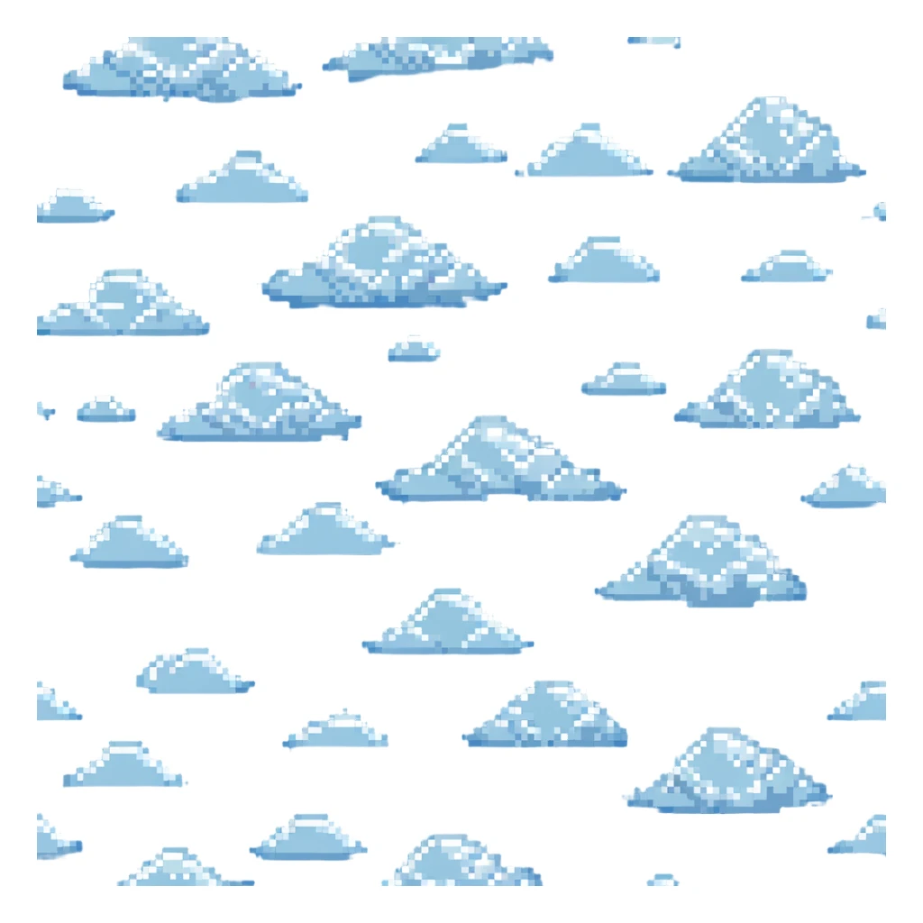 clouds in a blue sky sticker
