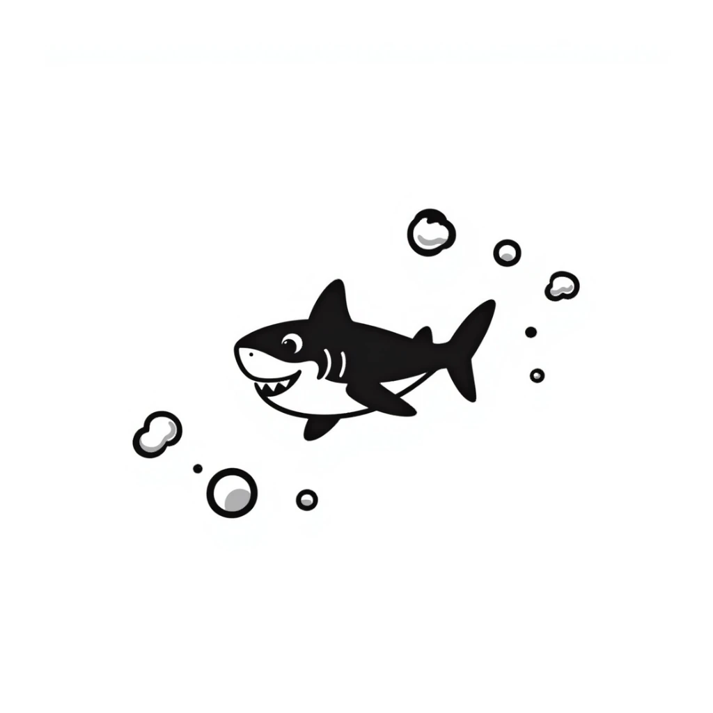 Baby shark sticker
