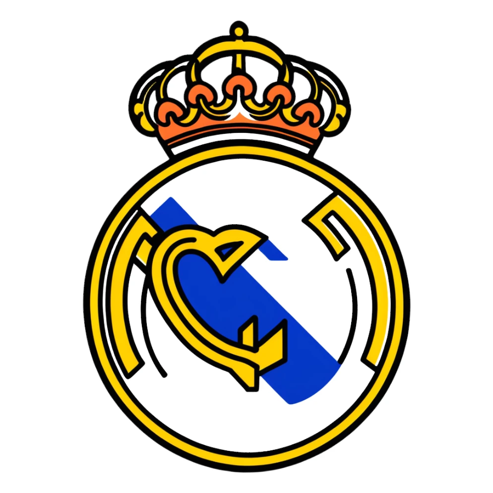 Real Madrid logo sticker