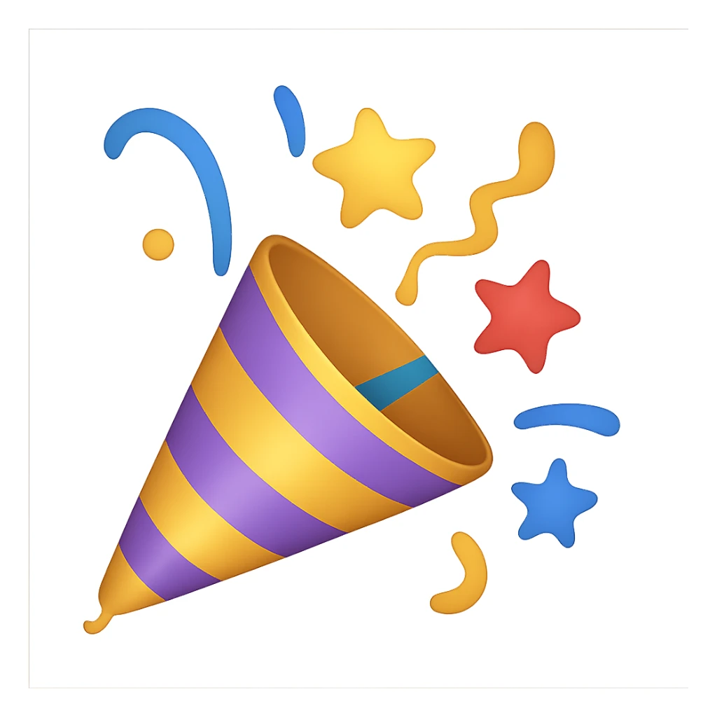 party popper emoji sticker