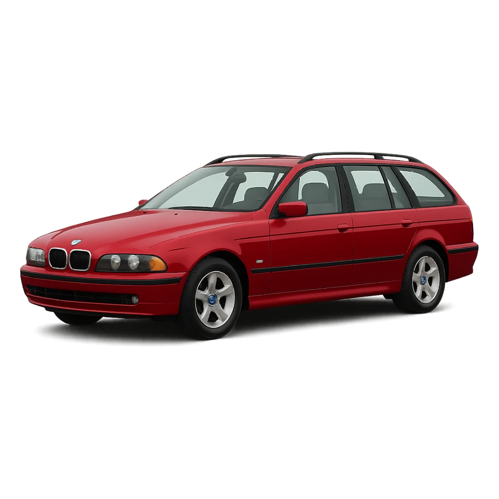 Make the car red, keep the original style, no background. sticker