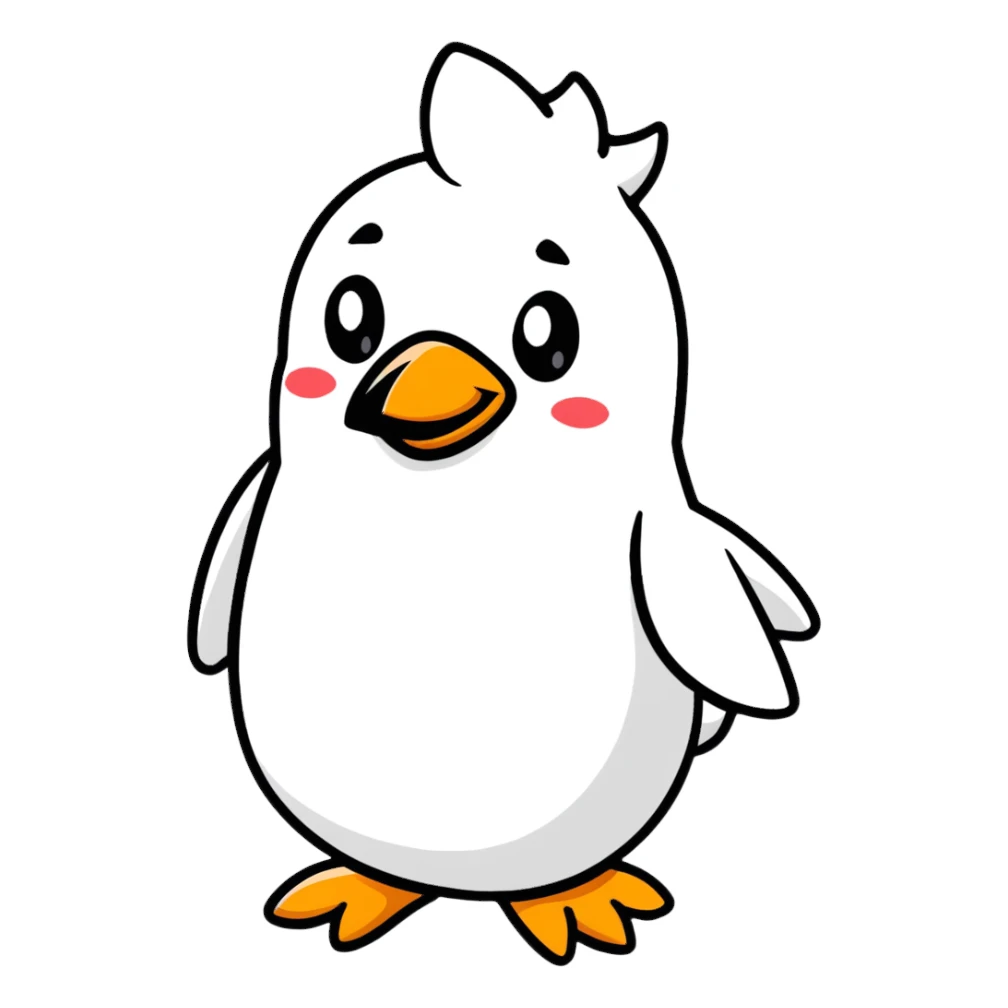 Tulipán y pingüino  sticker