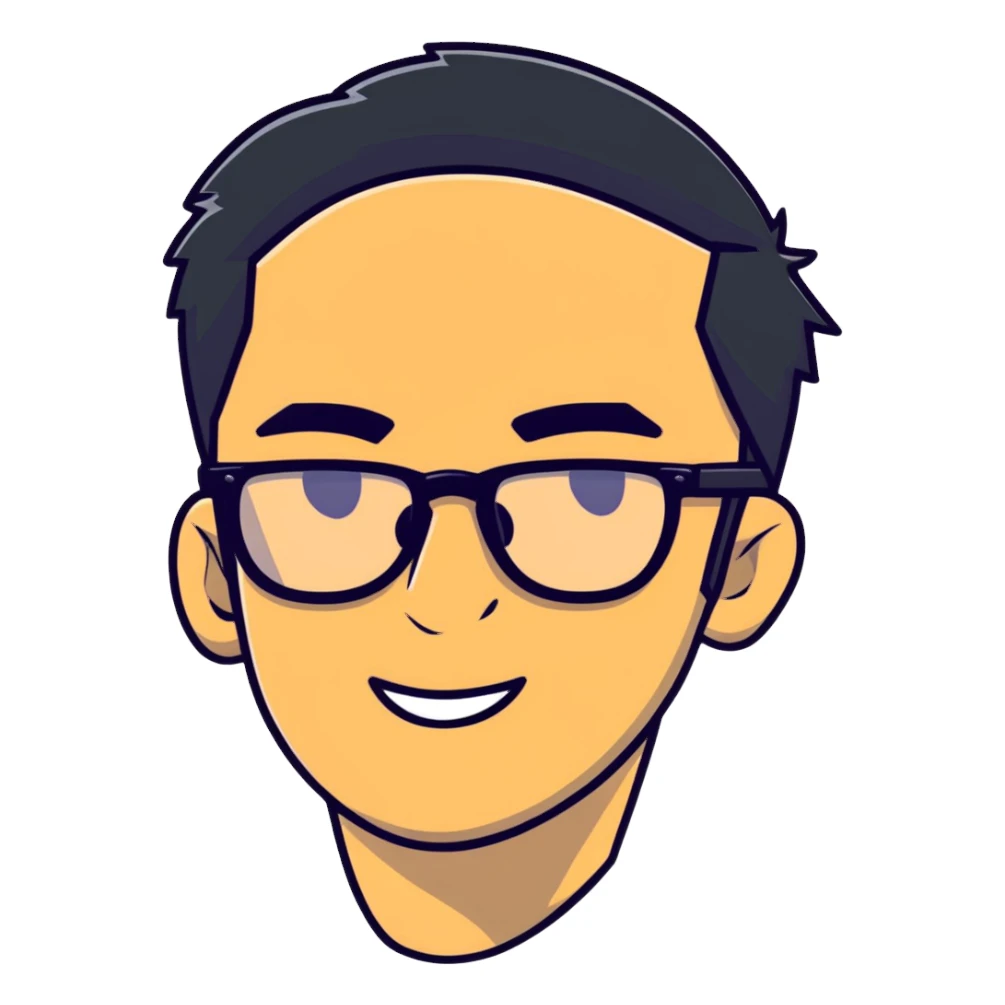 Homem de óculos apaixonado  sticker