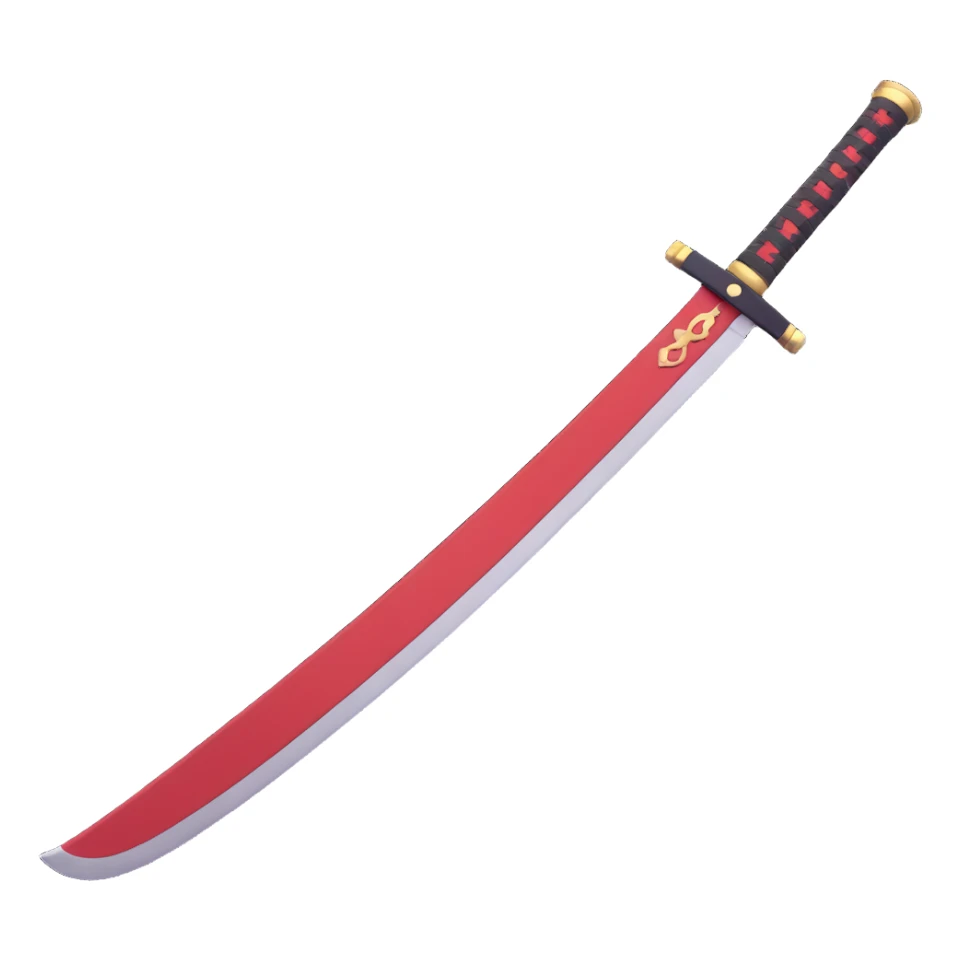 katana sword sticker