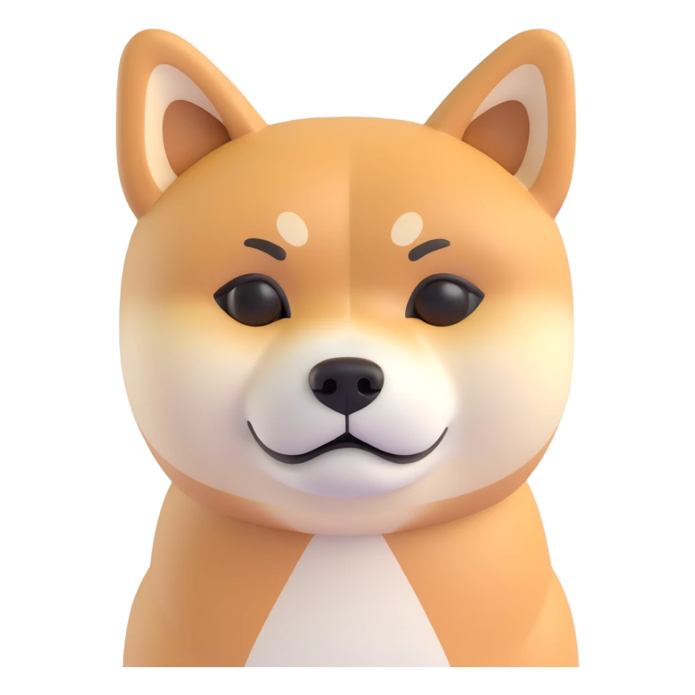 shiba inu sad sticker