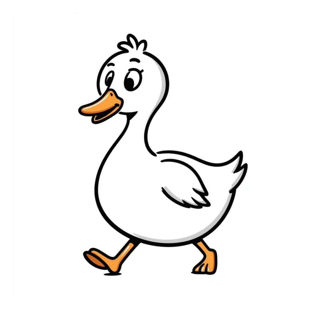 Duck sticker
