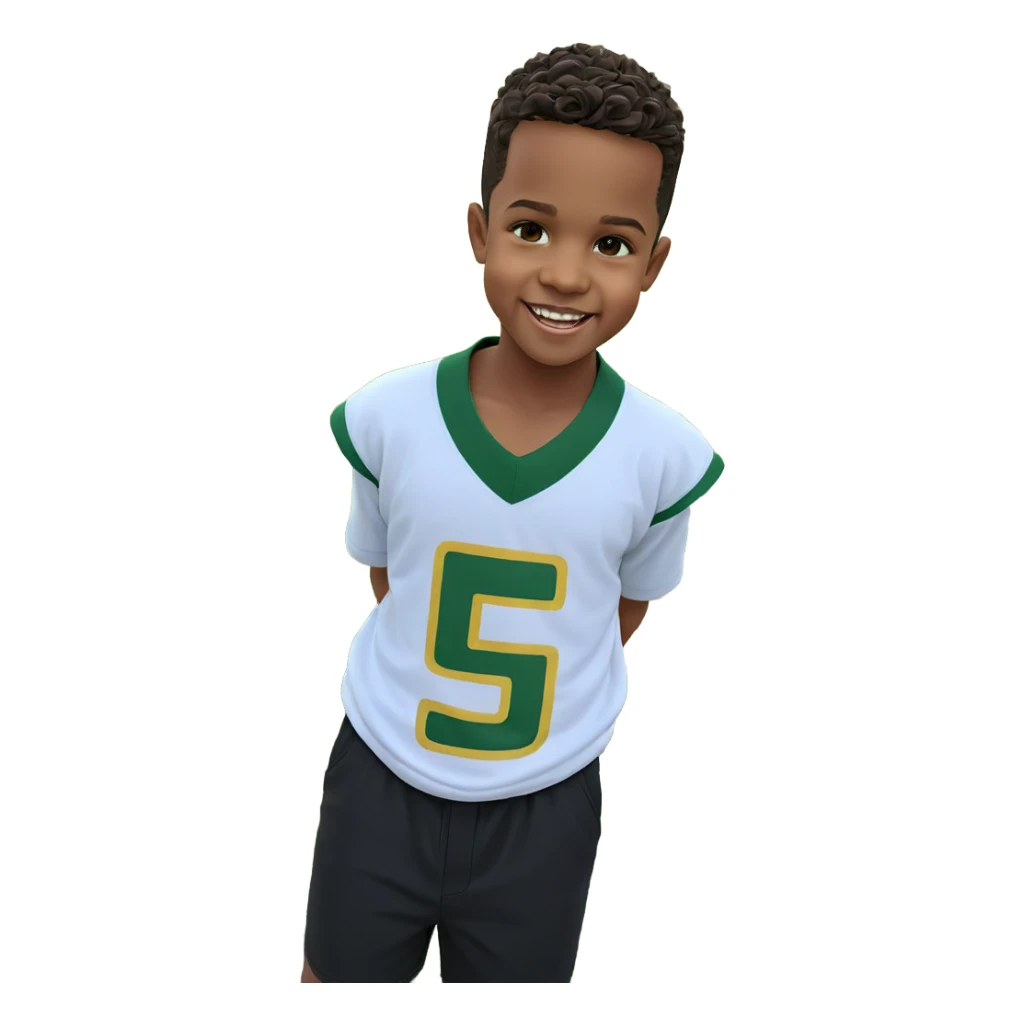 happy boy outdoors smiling sticker