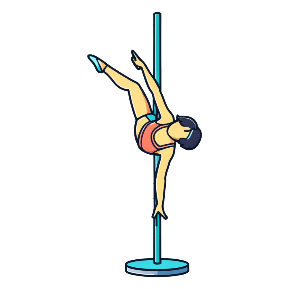 Pole dancer  sticker