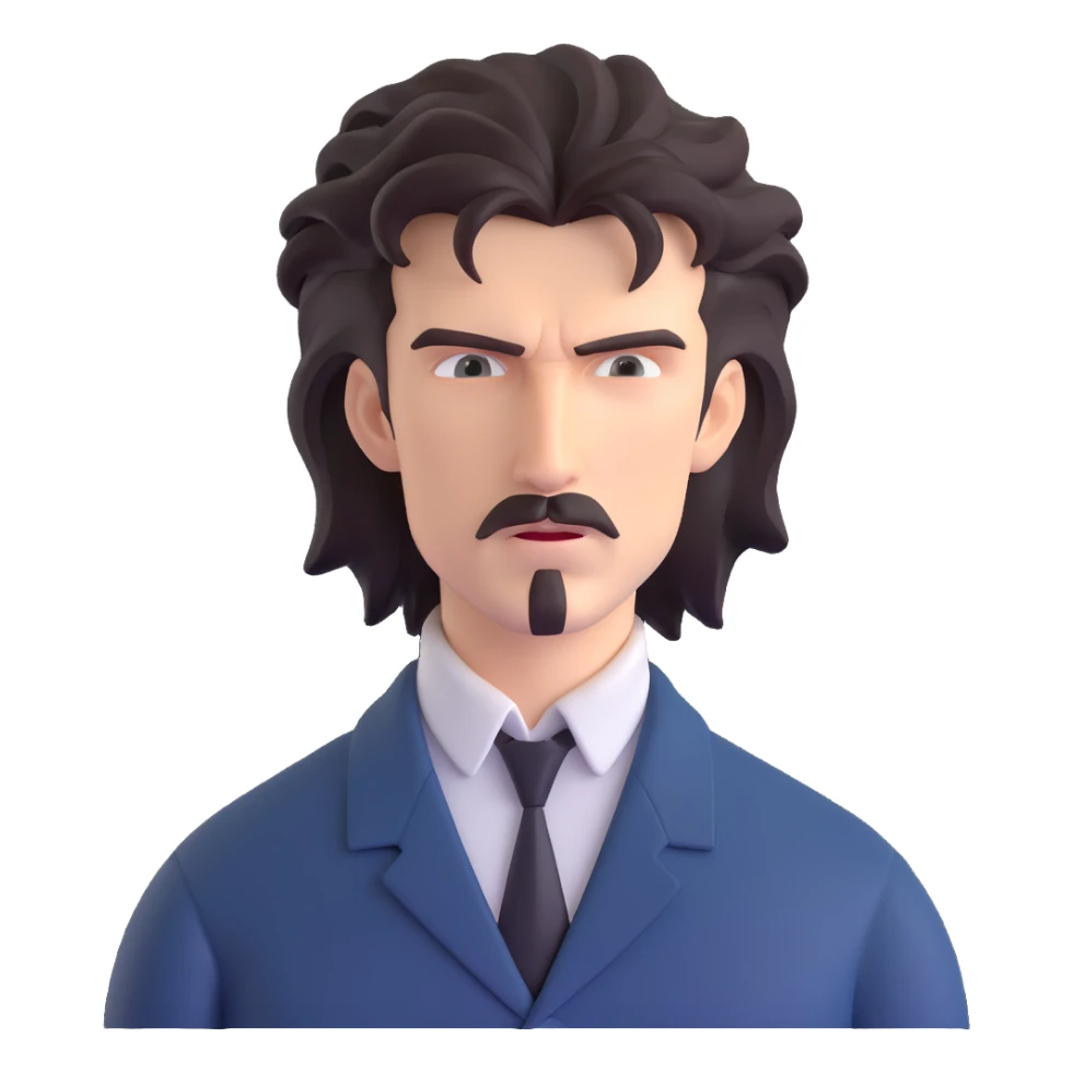 crazy Nikola Tesla sticker