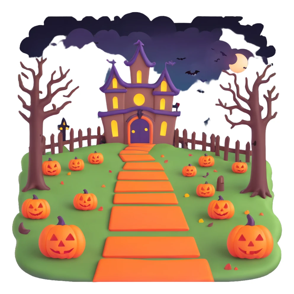 the Halloween trail sticker