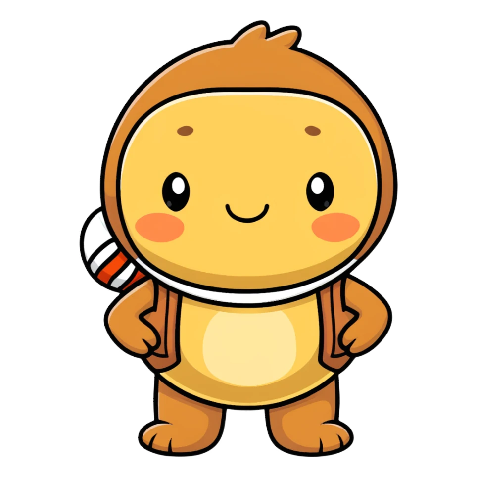 iconic face of Sandy Cheeks from SpongeBob sticker