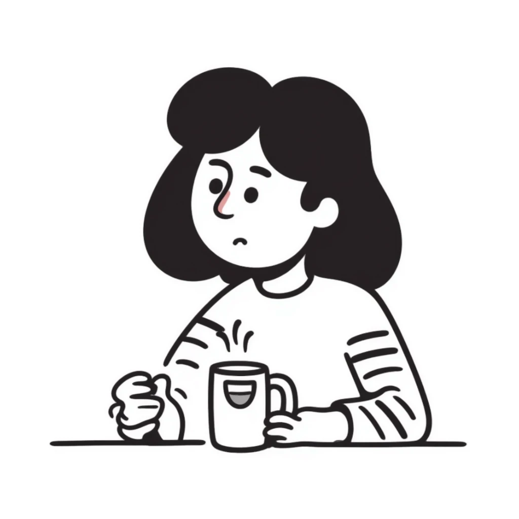 nose with redness under nostrils sticker