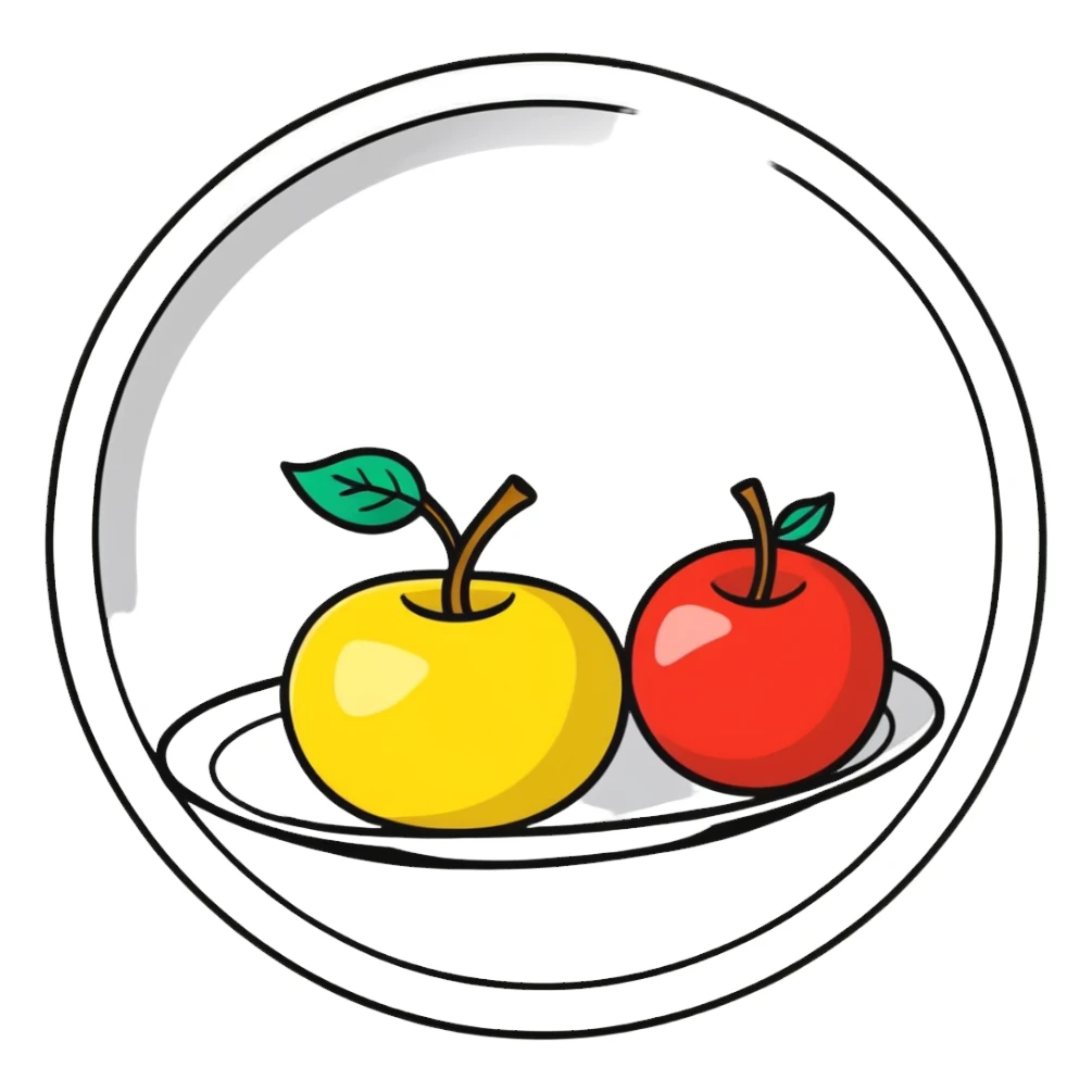 Rosh hashana plate sticker