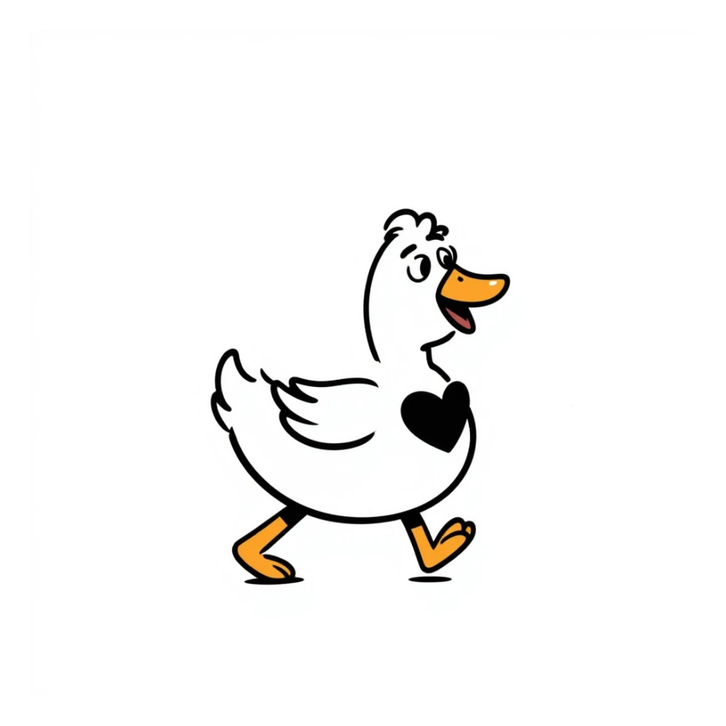 Duck sticker