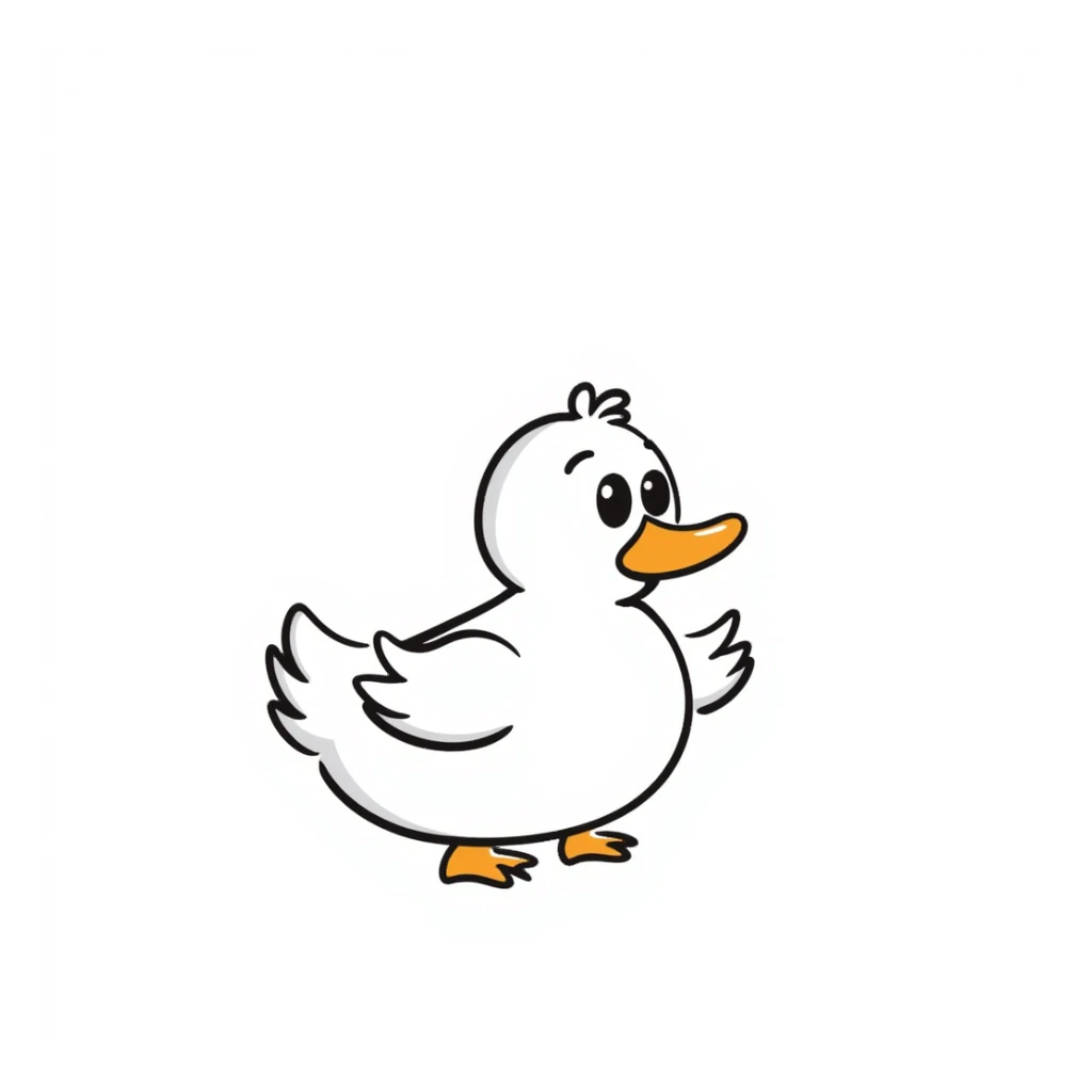 Duck sticker