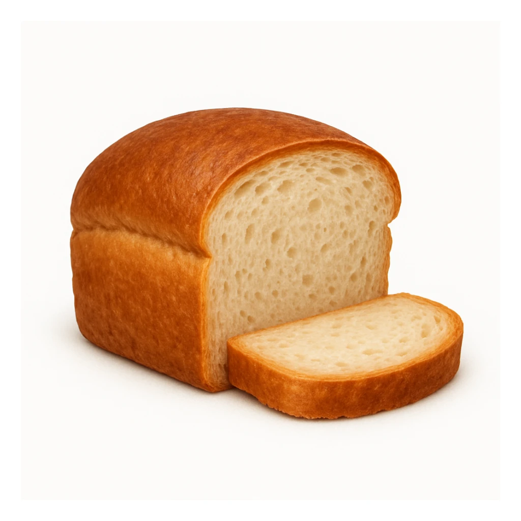 realistic bread emoji sticker