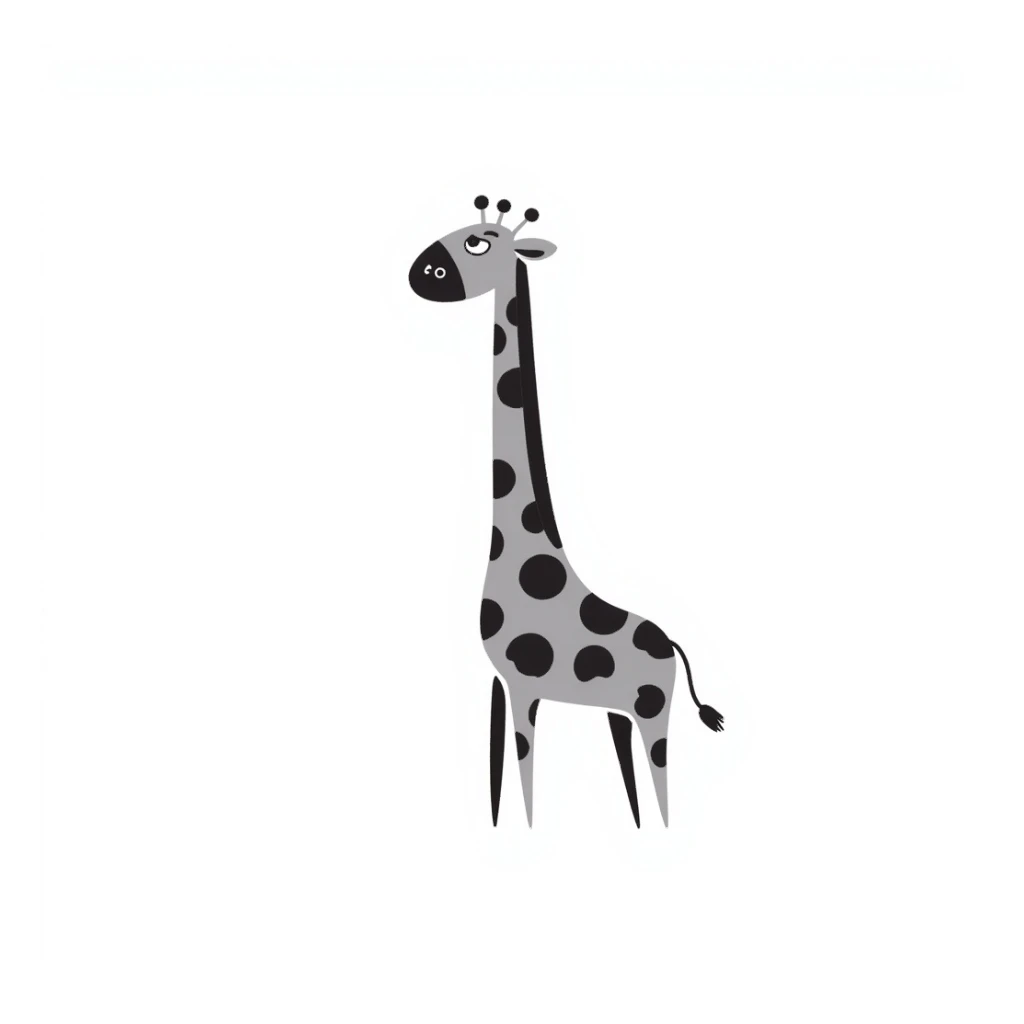 Giraffe sticker