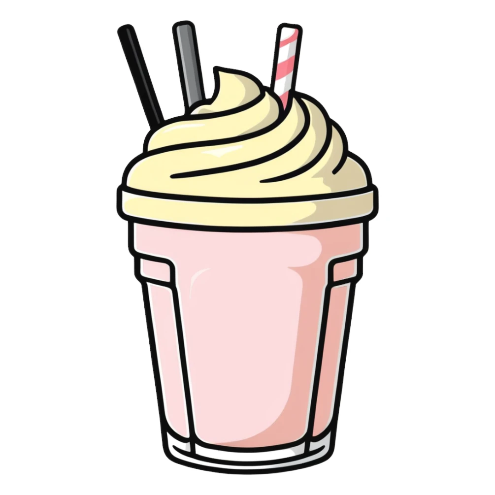 milkshake sticker