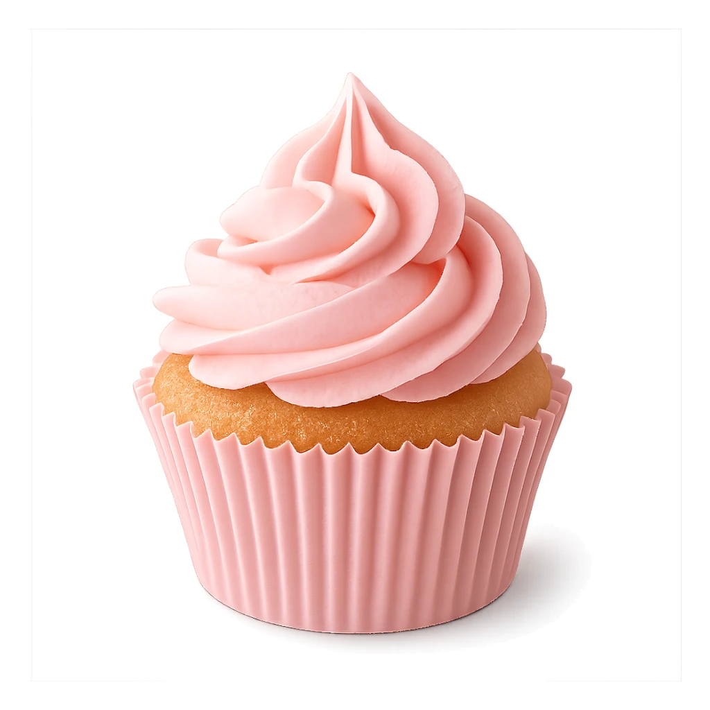 pink cupcake sticker