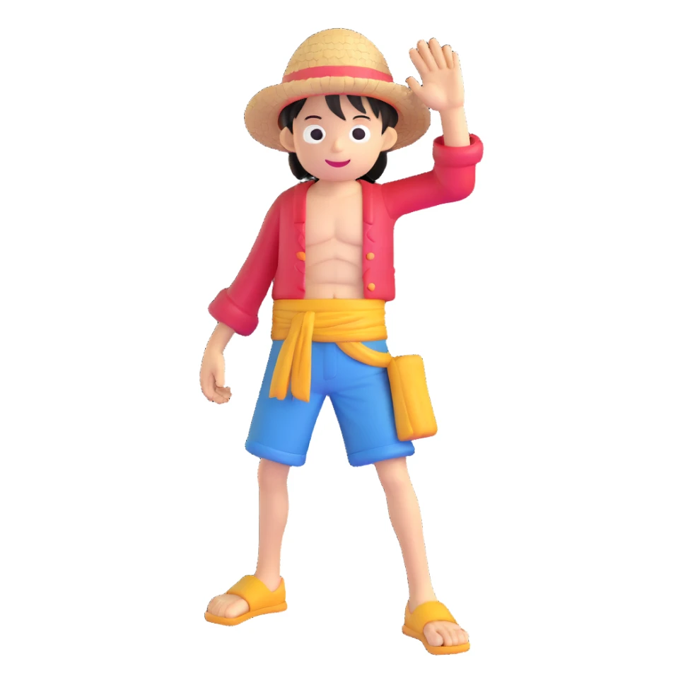 Luffy from One Piece sticker